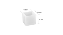 MOLDE CUBO 2.58X2.58CM
