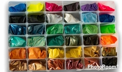 KIT PIGMENTOS METALICOS 36 UNI (5GR)