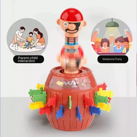 Pirata Surpresa: Brinquedo Balde Divertido para Crianças