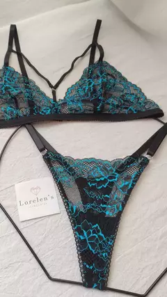 Conjunto Bicolor Turquesa - comprar online
