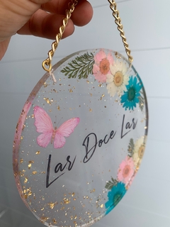 Placa Lar doce Lar M - NK Resinas