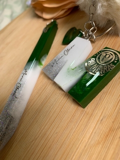Kit Chaveiro Letra e pompom + Caneta - loja online