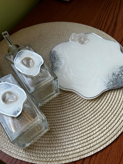 Imagem do Kit Lavabo Bandeja Flor