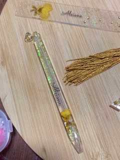 Kit Luxo Orquídea (Chaveiro, caneta e marcador G) - loja online