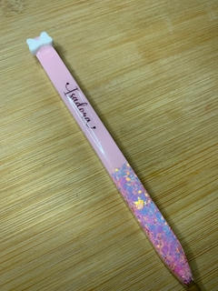 Caneta Personalizada com mini pingente - NK Resinas