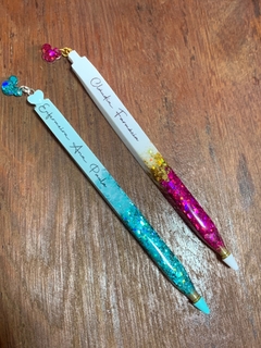 Caneta Personalizada com mini pingente - loja online