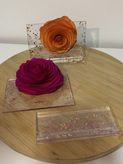 Plaquinha Rosa Difusora - comprar online