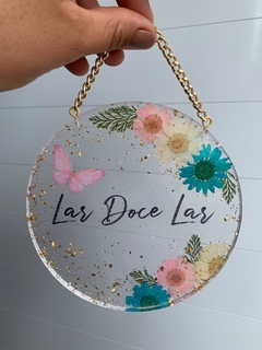 Placa Lar doce Lar M