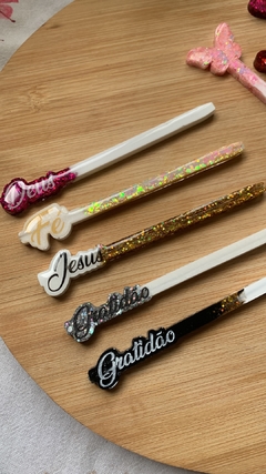Caneta (Gratidão, Fé, Deus e Jesus)