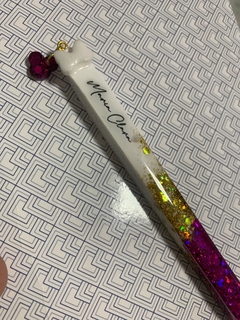 Caneta Personalizada com mini pingente