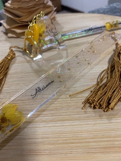 Imagem do Kit Luxo Orquídea (Chaveiro, caneta e marcador G)