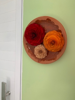 Prato de Barro com Rosas Difusoras - NK Resinas