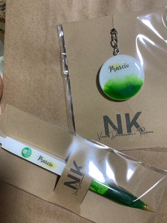 Kit Chaveiro redondinho + Caneta - comprar online