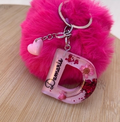 Chaveiro Personalizado com Pompom e Mini pingente - comprar online