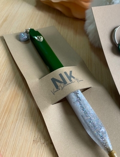 Caneta Personalizada com mini pingente