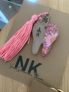 Chaveiro P Dentinho com Tassel