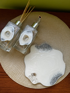 Kit Lavabo Bandeja Flor