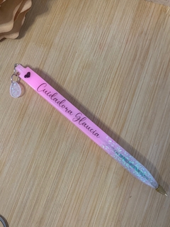 Caneta Personalizada com mini pingente