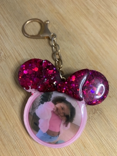 Tag Minnie para mochila escolar