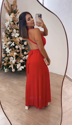 Vestido Beatriz Multiformas - Vermelho na internet
