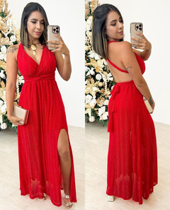 Vestido Beatriz Multiformas - Vermelho