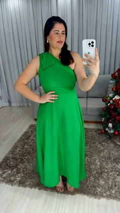 Imagem do Vestido Isis em Crepe - Verde