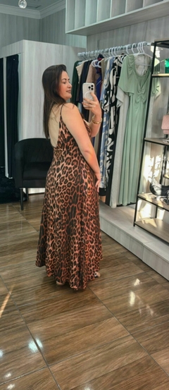 Imagem do Vestido Thalita em Viscolycra - Animal Print