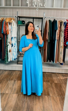 Vestido Miriã em Sensorial - Azul na internet