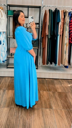 Vestido Miriã em Sensorial - Azul - loja online