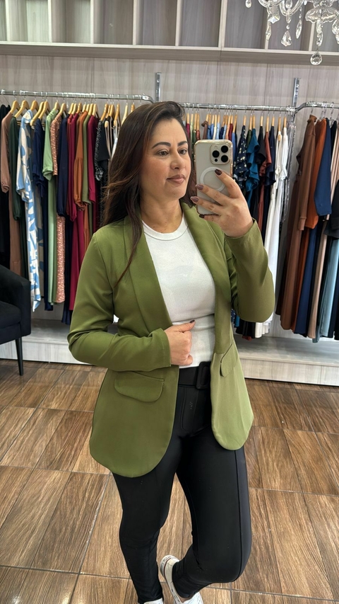 Blazer Aurora Alfaiataria Social - Verde - comprar online