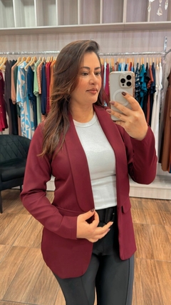 Blazer Aurora Alfaiataria Social - Marsala - comprar online