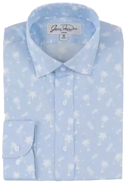 Camisa Slim Fit Patrón 100% algodón - comprar en línea