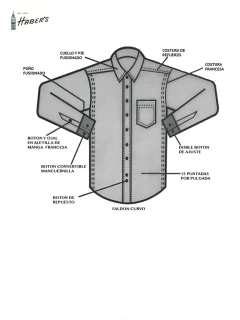 Camisa Slim fit Cuadros 100% algodón