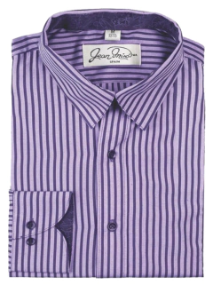 Camisa Slim fit Rayas Morada