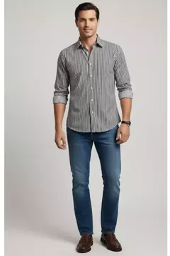 Camisa Rayas Oxford en internet
