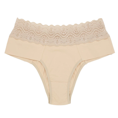 Calcinha de Microfibra com Cós em Renda "Wish, Dream, Love" | Kit com 03 peças - Ref.: 2054K-29 - comprar online