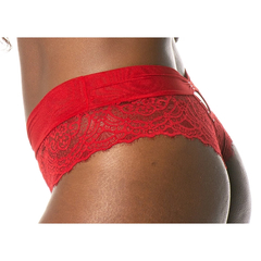 Calcinha Fio Renda com Cós em Tule - Diversas Cores - Ref.: 0445 na internet