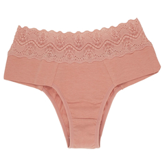 Calcinha de Algodão com Detalhes em Renda Kit com 03 Peças - Ref.: 2047K-29 - comprar online
