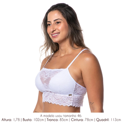 Top Faixa Com Bojo Renda - Ref.: 0536 na internet