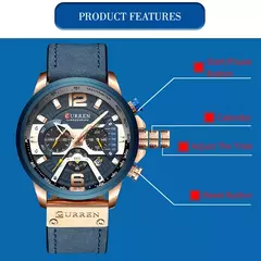 Relógio Curren 8329 (compra internacional) - comprar online