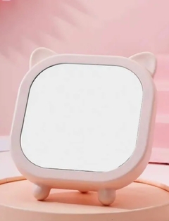 ESPELHO QUADRADO COM ORELHAS DE GATINHO
