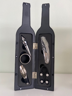KIT ABRIDOR DE VINHO FORMATO GARRAFA