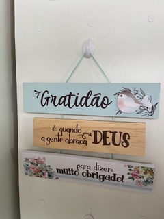 MÓBILE DE PAREDE GRATIDÃO