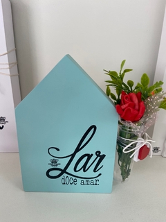 PLACA DE MESA CASINHA COM TUBETE
