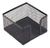 Cubo portataco Values 9x9cm negro - comprar online