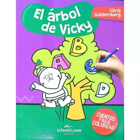 Cuentos para colorear - El arbol de Vicky