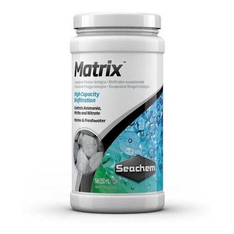 Matrix de 250 ml. Material filtrante biológico