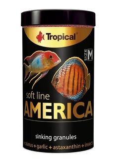 Soft line América 150 gr Size M. Alimento para peces.