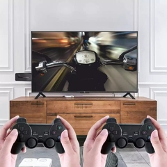 Videogame Stick 10mil Jogos 64gb 2 Controles Sem Fio Console Original Portátil Retro Antigo - loja online