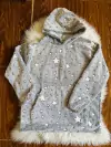 Maxi buzo estrellas gris